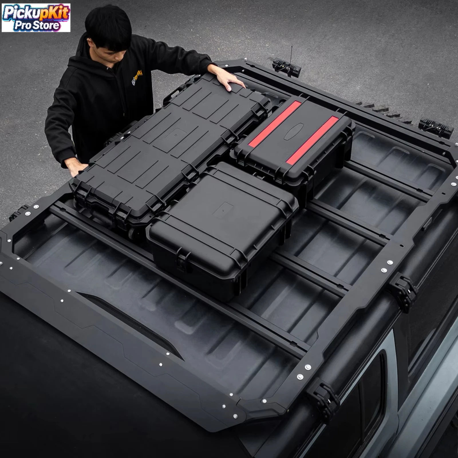 

Aluminum - Steel Gantry Roll Bar Roll Cage for Pickup Trucks Heavy - Duty Cargo Rack Offroad Auto Accessories