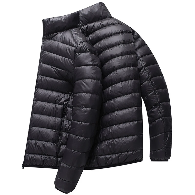 Men\'s high-quality autumn down jacket short puffer warm thin down coat