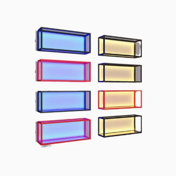 

#@Factory-made ironwork bar and restaurant illuminated wine rack decorative item storage rack wall-mounted wine rack