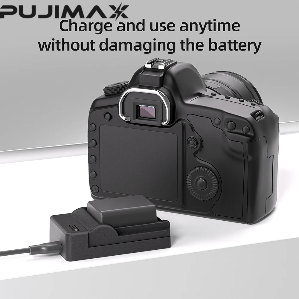 

PUJIMAX 1500mAh NP-FW50 NPFW50 Li-ion Battery for Sony ZV-E10 A7 A7R A7RII A7II A7SII A7S a6300 a6400 a6500 RX10 Series Charger