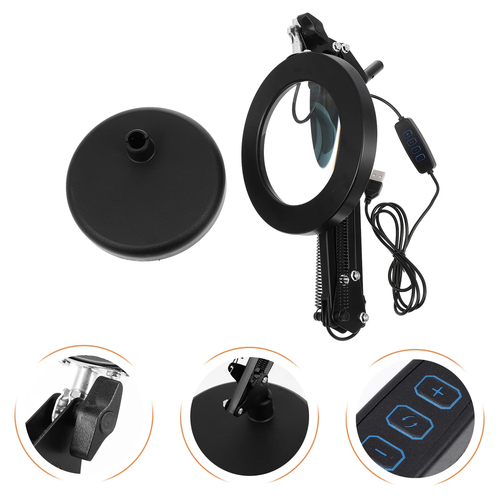 

LED Magnifying Lamp USB Charging Portable Eye Protection Night Reading Tattoos Manicure Desktop Study Light LED Magnifying Lamp