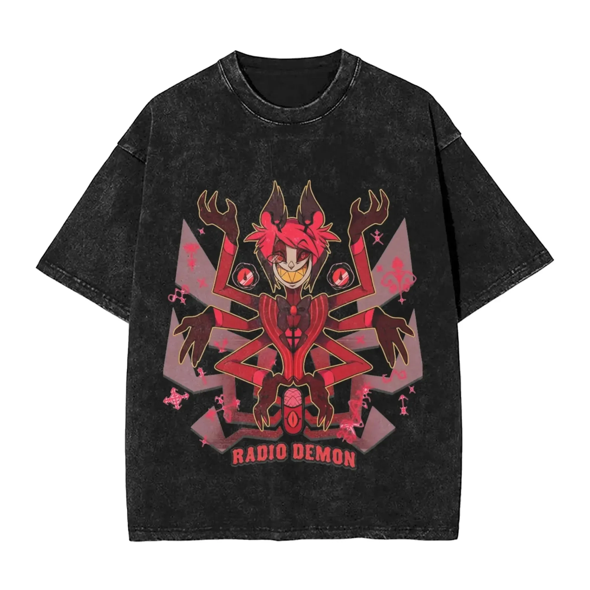 Hazbin Hotel Alastor (Radio Demon Form) Themed T-Shirt – Demon Form Illustration & 