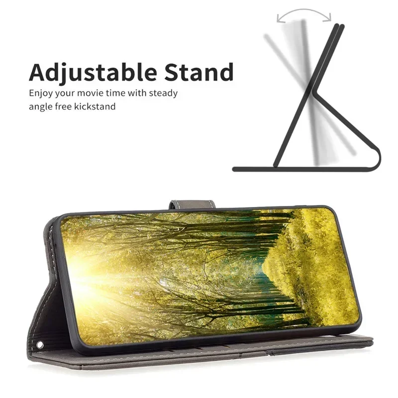 حافظة محفظة جلدية قابلة للطي لهاتف OPPO Realme 15 14X 15 P3 Pro 5G C75 C71 4G Realme15 2025 Capa Coque حافظات حقيبة الهاتف الهندسية