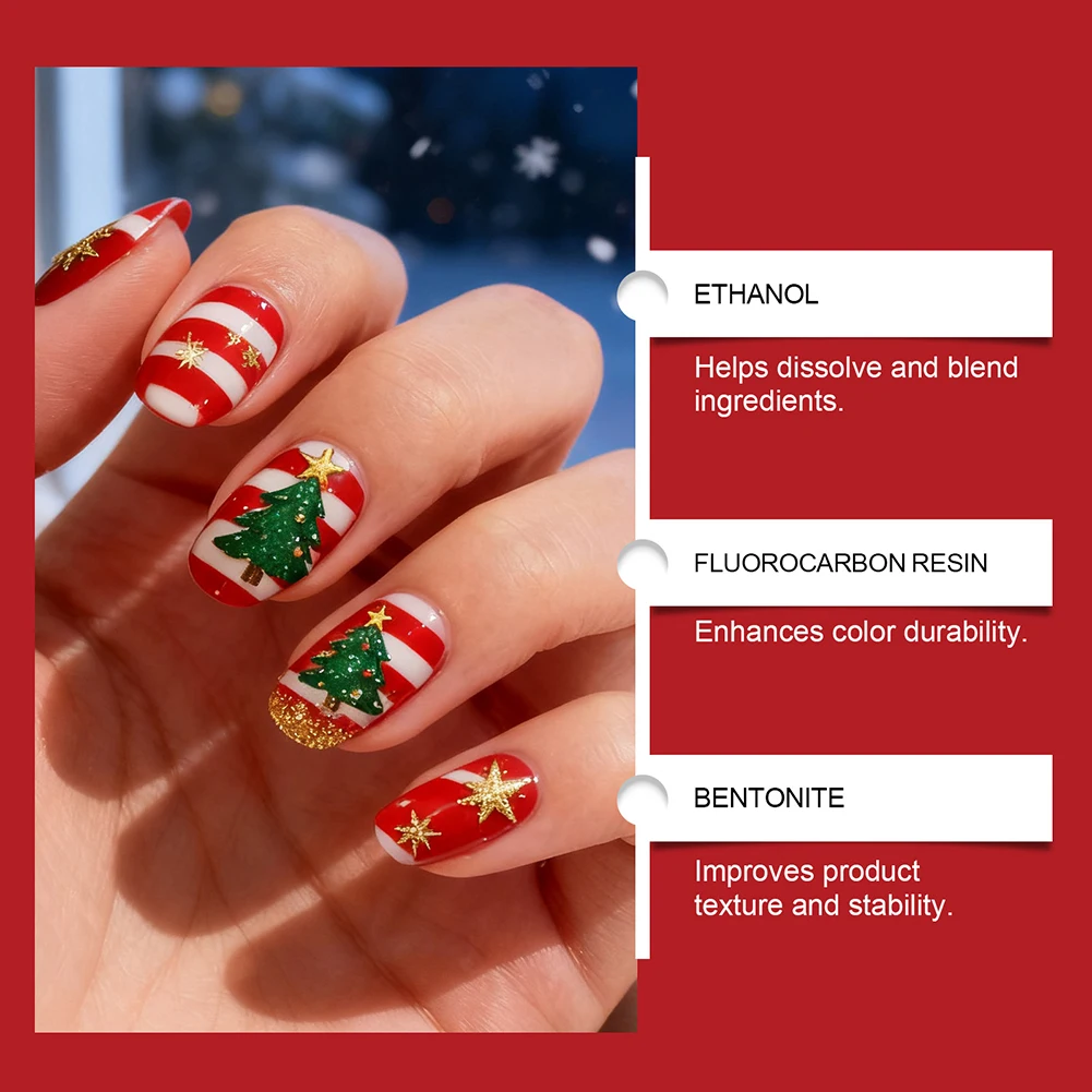 12本入りクリスマスネイルアートペンセット、ネイルポリッシュペン、グラフィティネイルアクリルペイントペン、描画ペイントポイントライナーペン、マニキュア用
