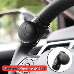 360 Degree Rotation Turning Steering Wheel Booster Spinner Knob Ball Silicone Bearing Power Handle Assistanter