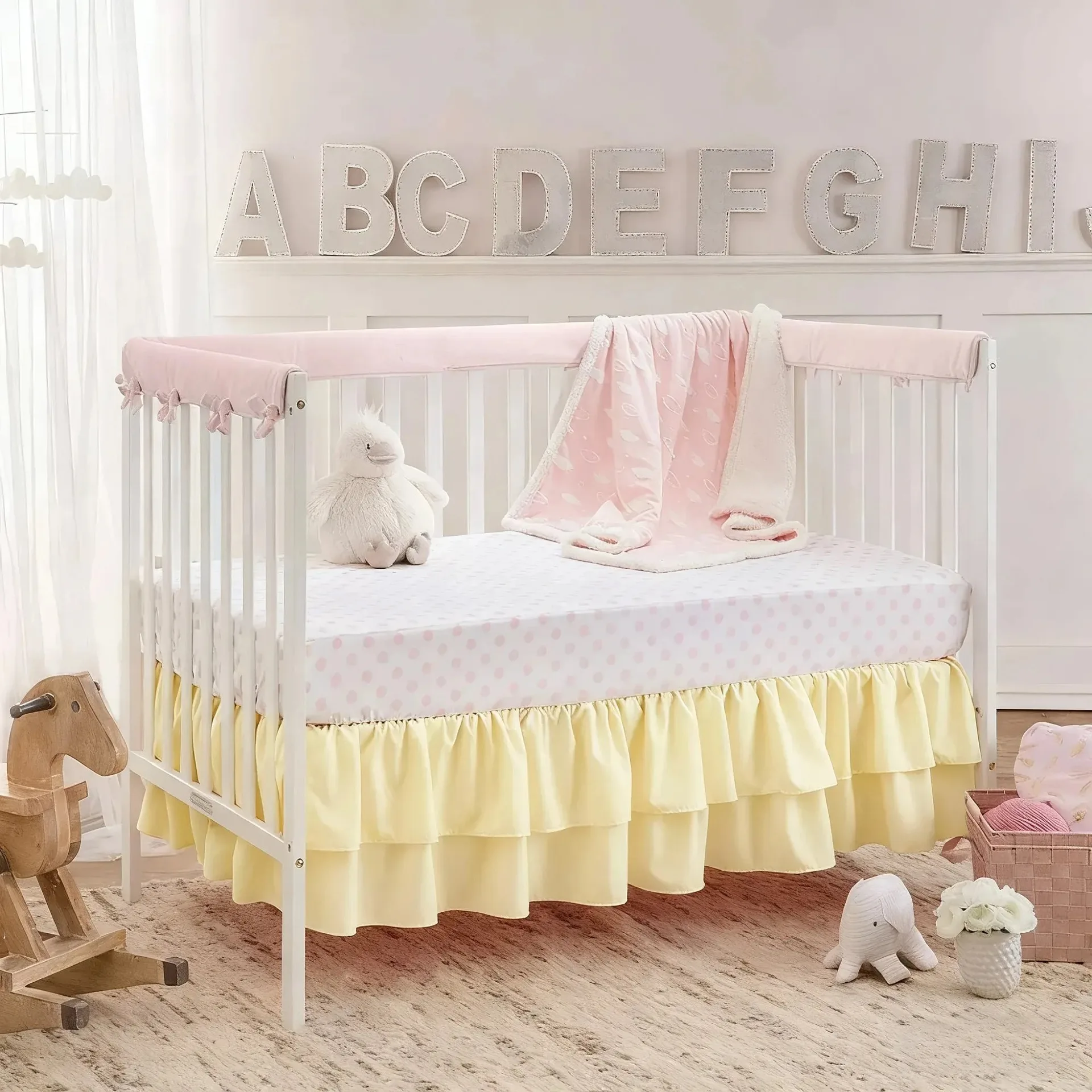 Baby Crib Skirt Sta…