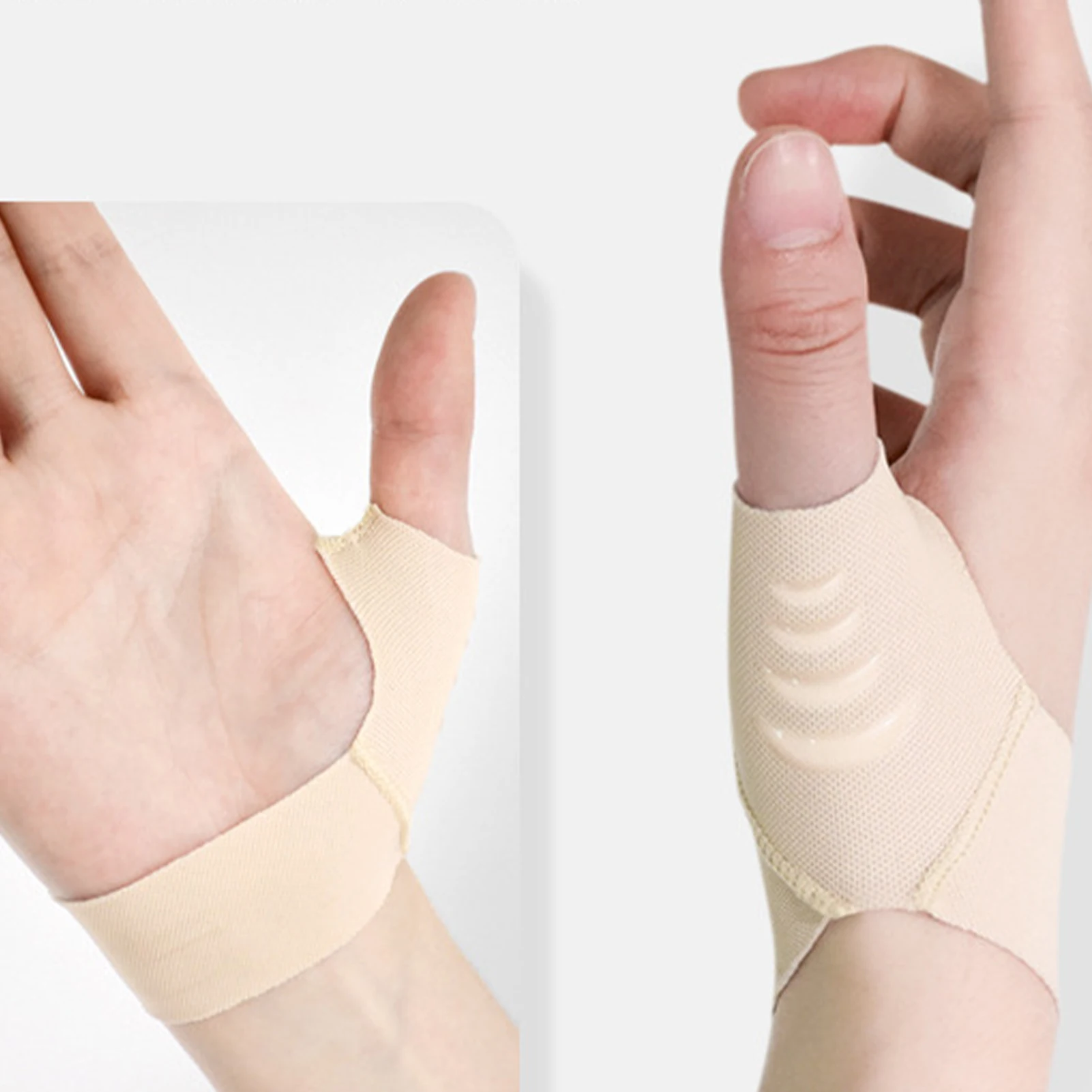 Thumb And Wrist Brace Elastic Thumb Support Brace Layer Spica Splint For Thumb Left Right Hand Stabilizer For Tendonitis Strain