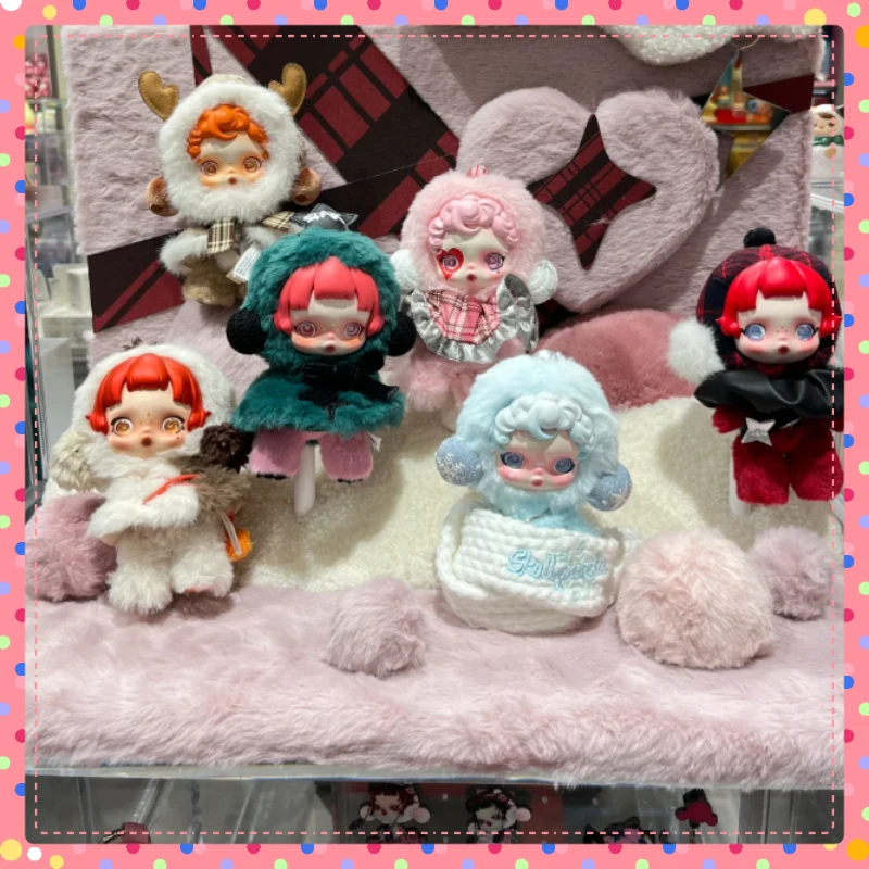 

Heartbeat Macaron Series For Monster Blind Box Vinyl Pendant Cute Doll Model Toy Keychain Mysterious Box