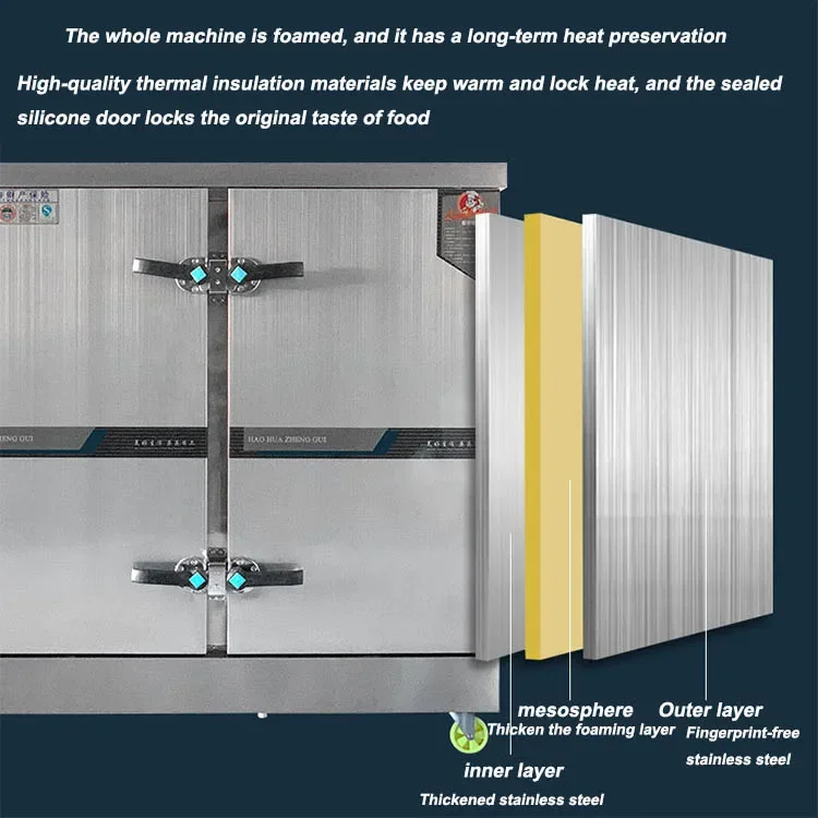 Multifunction Electric Seafood-Steamer-Cabinet Rice Steam Cabinet Heated Bakery Cabinet Rice Steamer