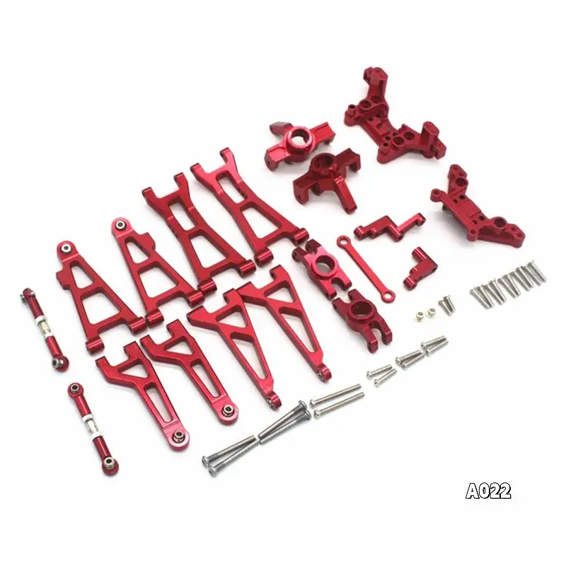 

Metal Suspension Arm Steering Block Set For MJX Hyper Go 16207 16208 16209 16210 H16 1/16 RC Car Upgrade Parts Kit