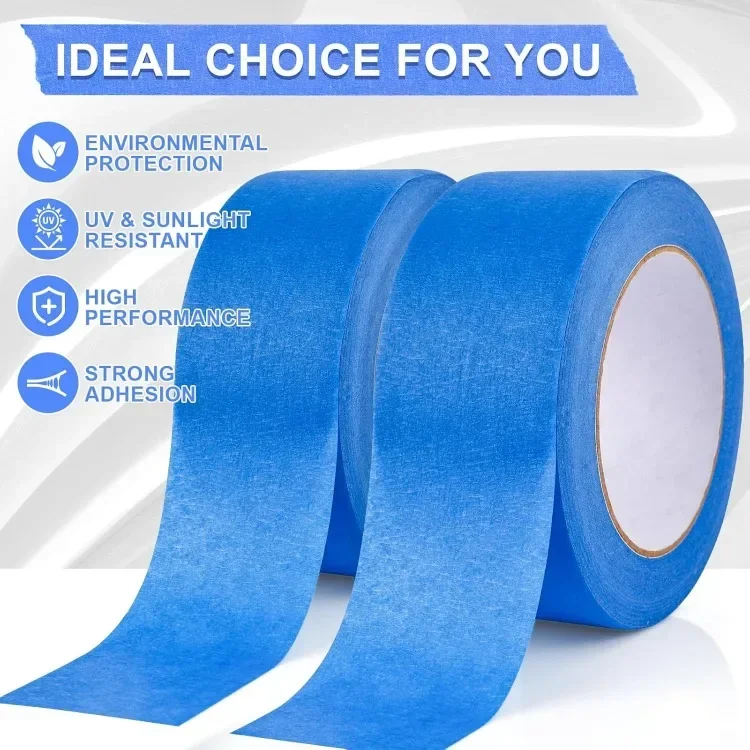 

Good Hot Sale.16 Rolls Painters Tape 2 Inch Wide,Multi-Surface No Residue Blue Masking Tape for Walls Painting,Packing,Labeling,