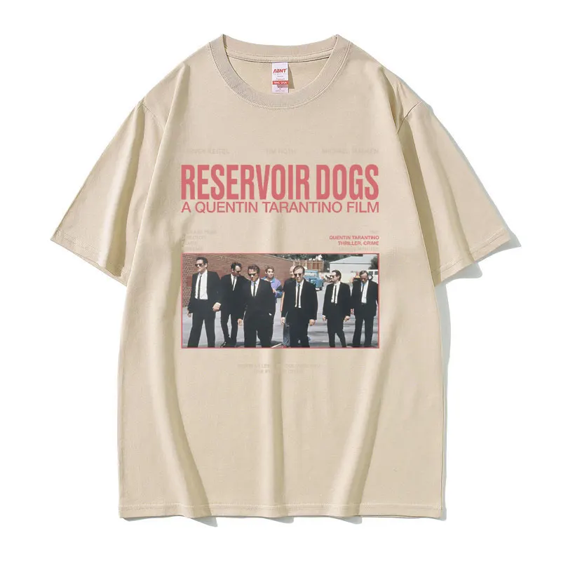 Famous Director Quentin Tarantino Movie Reservoir Dogs Graphic Print Tshirt Men Women Classic 90s Vintage Crime Thriller T-shirt