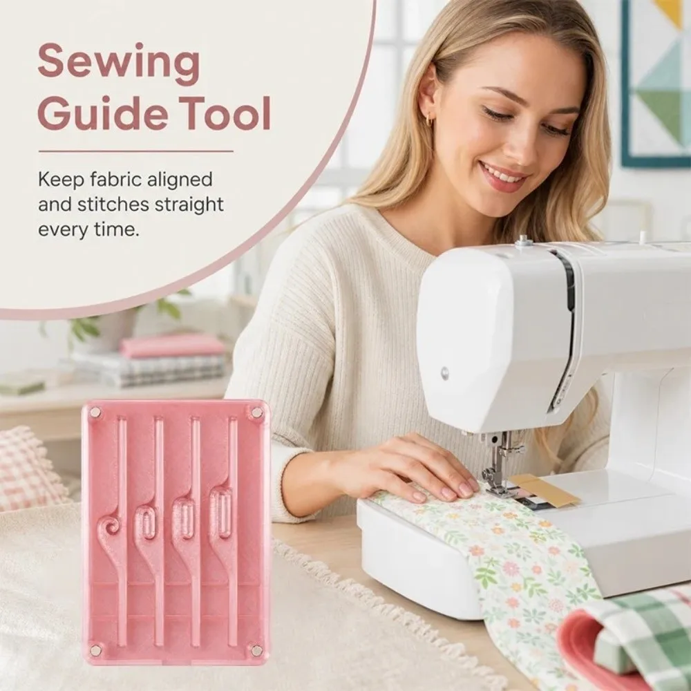Multi Channel Sewing Machine Seam Guide Straight Stitch Alignment Compact and Portable Stitch Alignment Guide