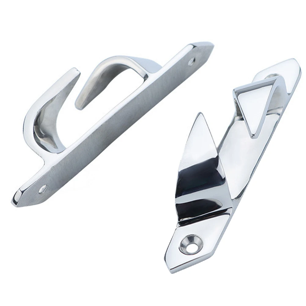 

4.5"/6" Anchoring Mooring Cleat Left Right Stainless Steel Fairlead For Marine Boat Yacht Dock Cleats Angled Tip Marine Fairlead