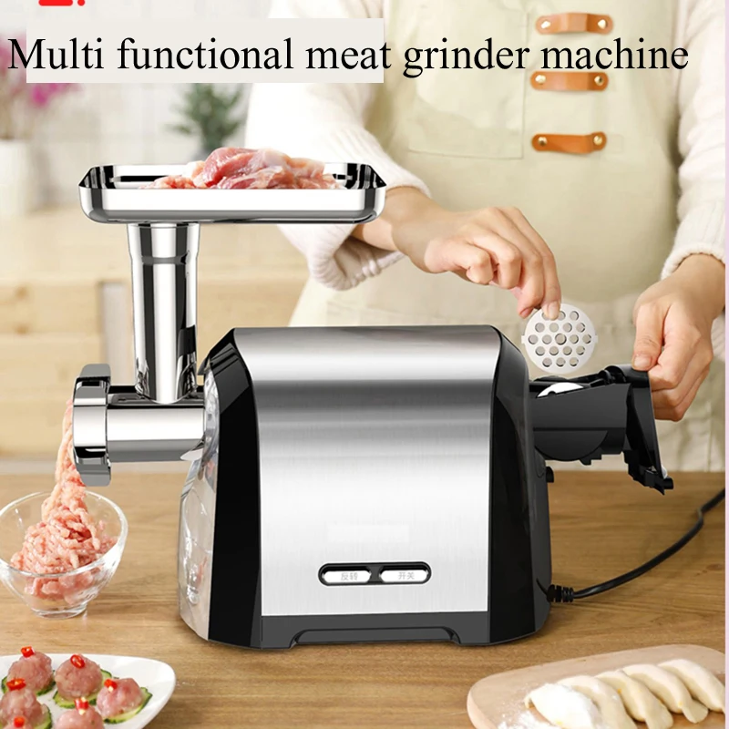 Commercial Meat Grinder Electric Meat Grinding Machine Heavy Duty Industrial Meat Mincer Sausage Stuffer