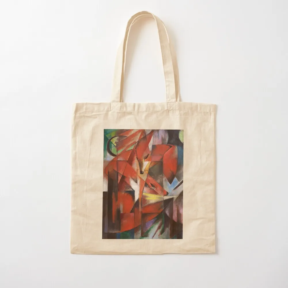 

The Foxes, Franz Marc Tote Bag supermarket folding bag the tote bag Women's shopper Handbags women Canvas Tote