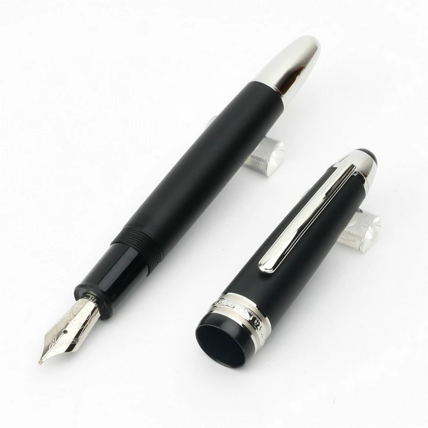 High Quality MB Luxuri Meisterstuck 149/163/145 Gold Pens Office Novel Black Resin Rollerball Pen Ink Inlay Serial Number