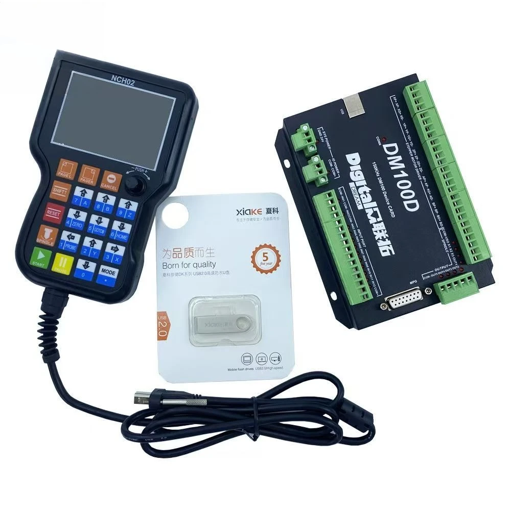 NCH02 & DM100 CNC Motion Controllers - 3/4/5 Axis Handle Controllers for Machining & Engraving Machine Systems view 4