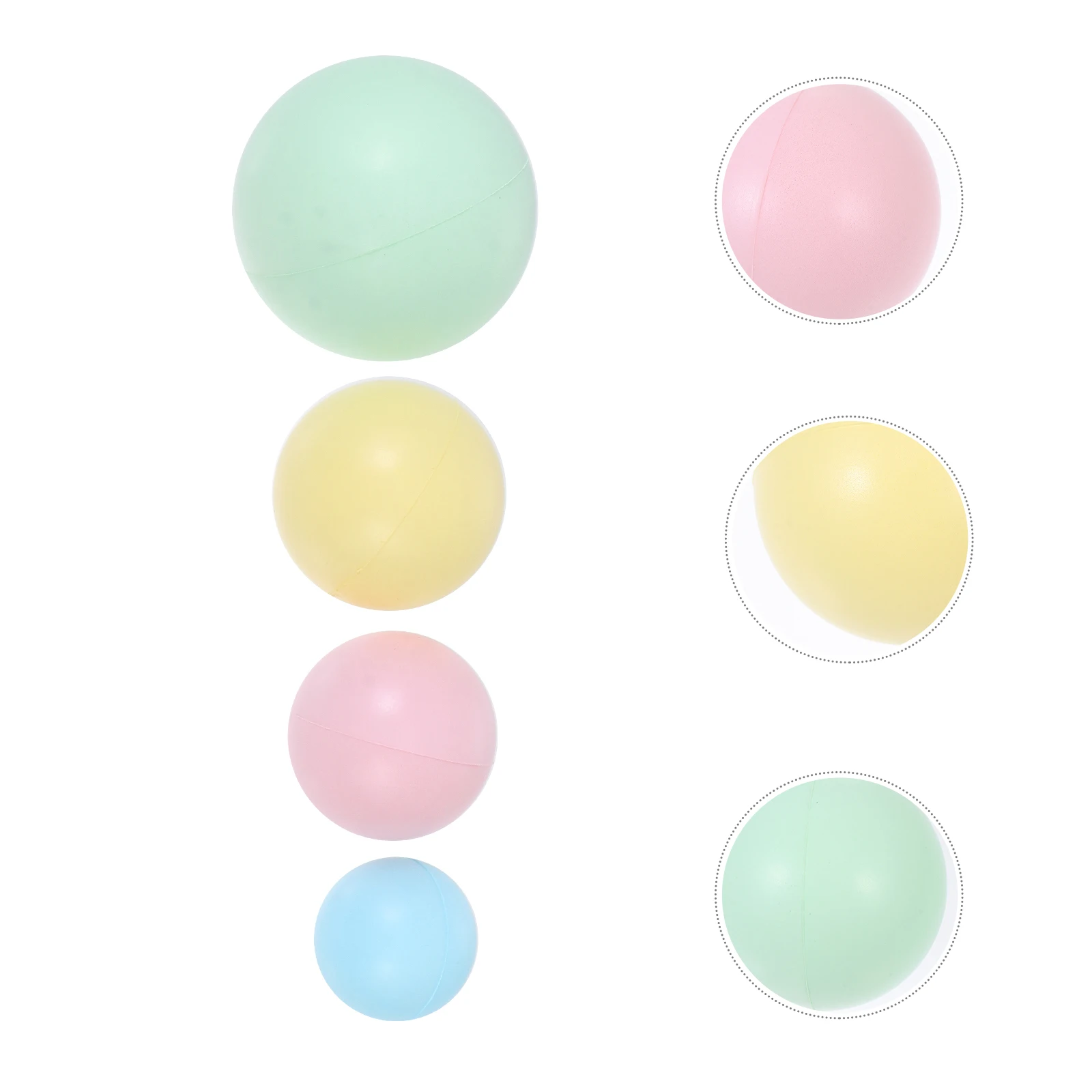 

4pcs High Elastic Sponge Grip Balls Piano Finger Trainers Gesture Corrector Hand Exerciser Stress Reliever Accessories