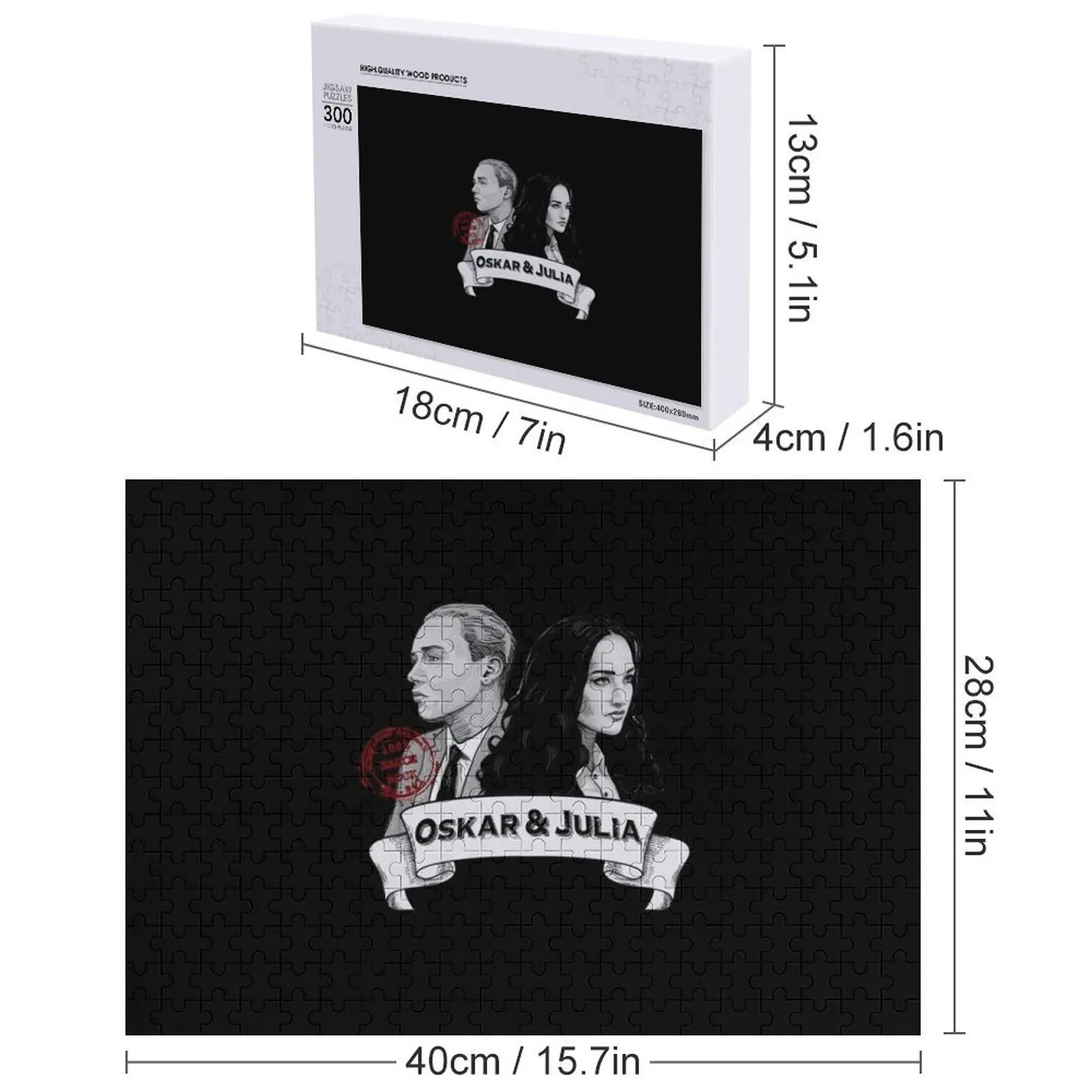 Oskar & Julia Album Artwork Gift For Fans, For Men and Women, Father Day, Family Day, Halloween Day, Thanksgiving, Jigsaw Puzzle