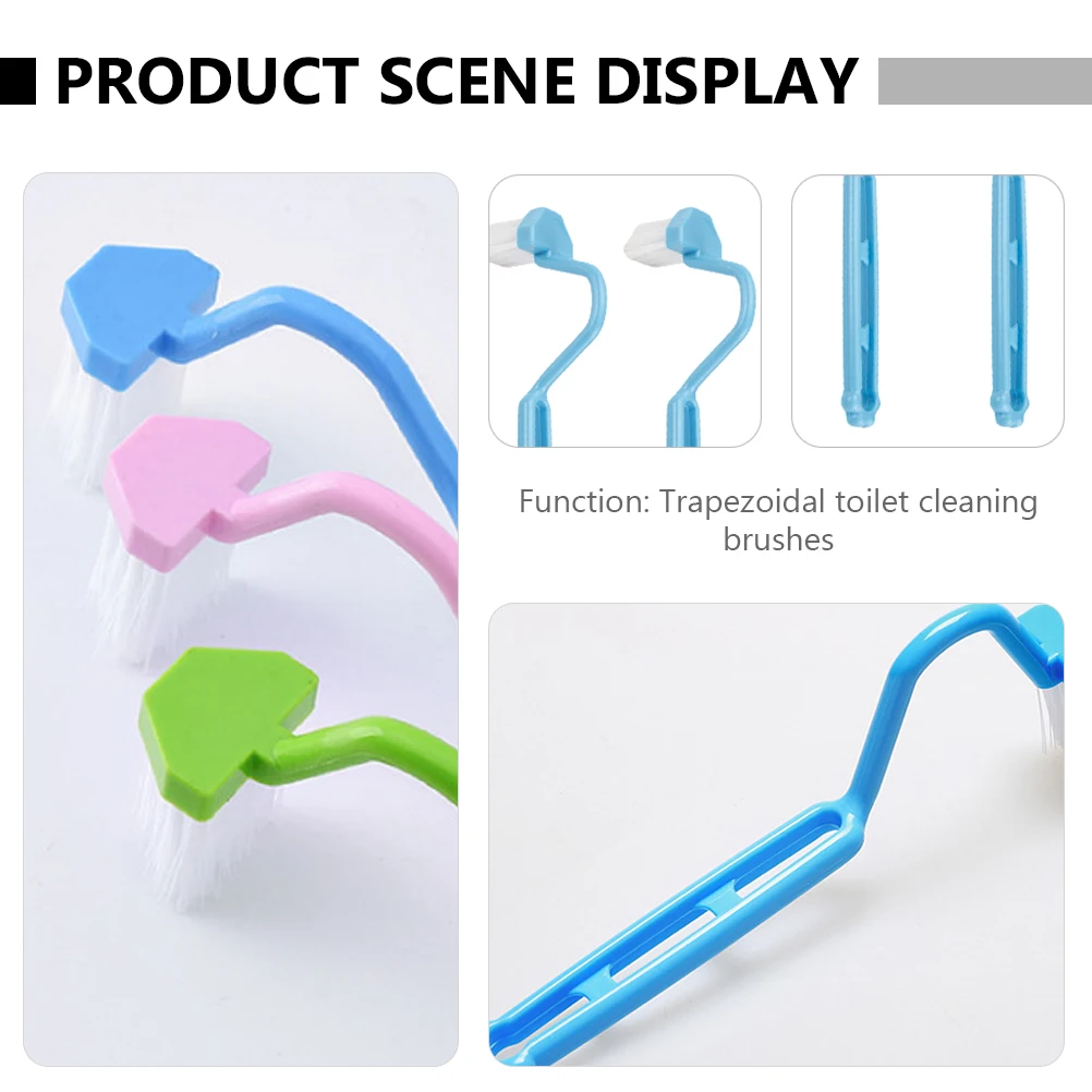 

12pcs Brush Sealed Holders Drip Proof Cleaning Tools Bathroom Accessories Plastic Stable Cleaning Accessories Design