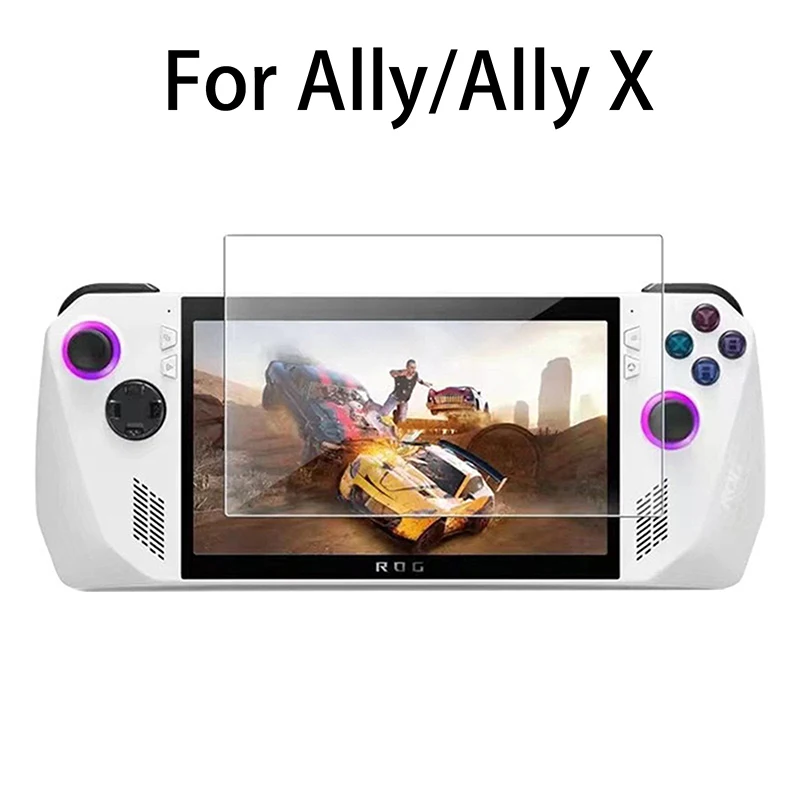 1 ชุด DIY อุปกรณ์ป้องกันกระจกนิรภัยสําหรับ Asus ROG Ally/Ally X Anti-Scratch หน้าจอป้องกันฟิล์ม