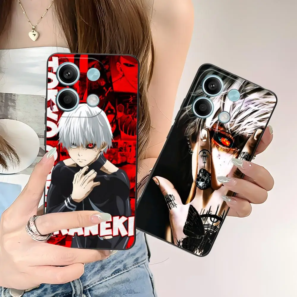 

Чехол для телефона Tokyo Ghoul Ken Kaneki для POCO M7 M6 M5 M4 M3 X7 X6 X5 X4 X3 Pro GT 5G с цветным принтом, роскошный чехол для смартфона