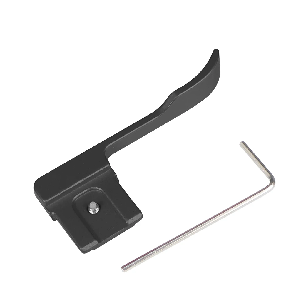 Aluminium-Blitzschuh abdeckung Metall kamera platte Hand Daumen hoch Griff für Sony A6300 A6400 A6500 A6000 6100 SLR-Schutz – Detail 3
