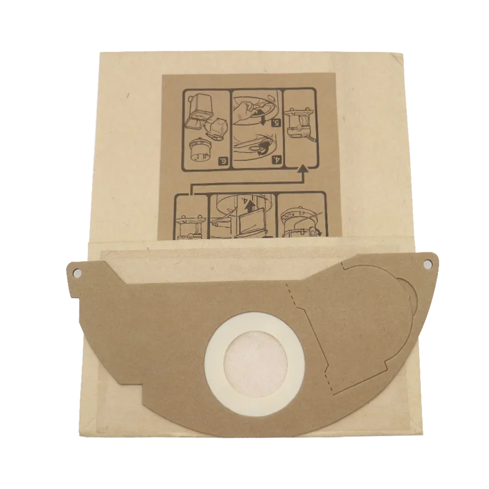 6 قطعة أكياس الورق + 1 قطعة مرشحات HEPA الغبار لقطع غيار المكانس الكهربائية كارشر خرطوشة فلتر HEPA WD2250 WD3.200 MV2 MV3 WD3