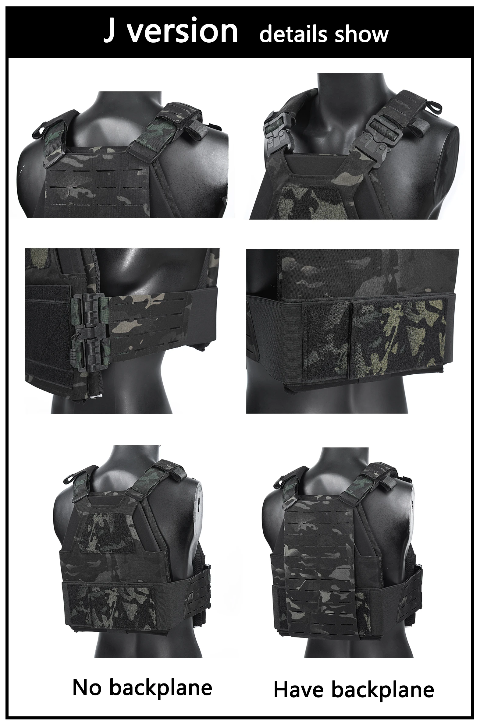 DMGear XP10 Tactical Vest Quick Release Adjustable Airsoft Gear Equipment Accessory Wargame Outdoor Hunting Outdoor view 6