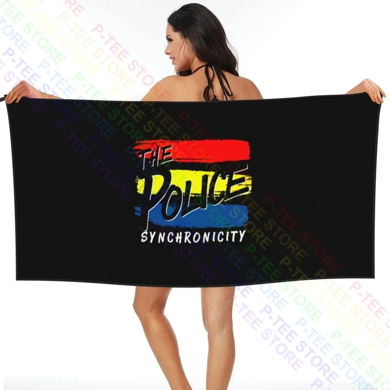 The Police Synchronicity Quick dry Towel Smooth Microfiber Beach Blanket