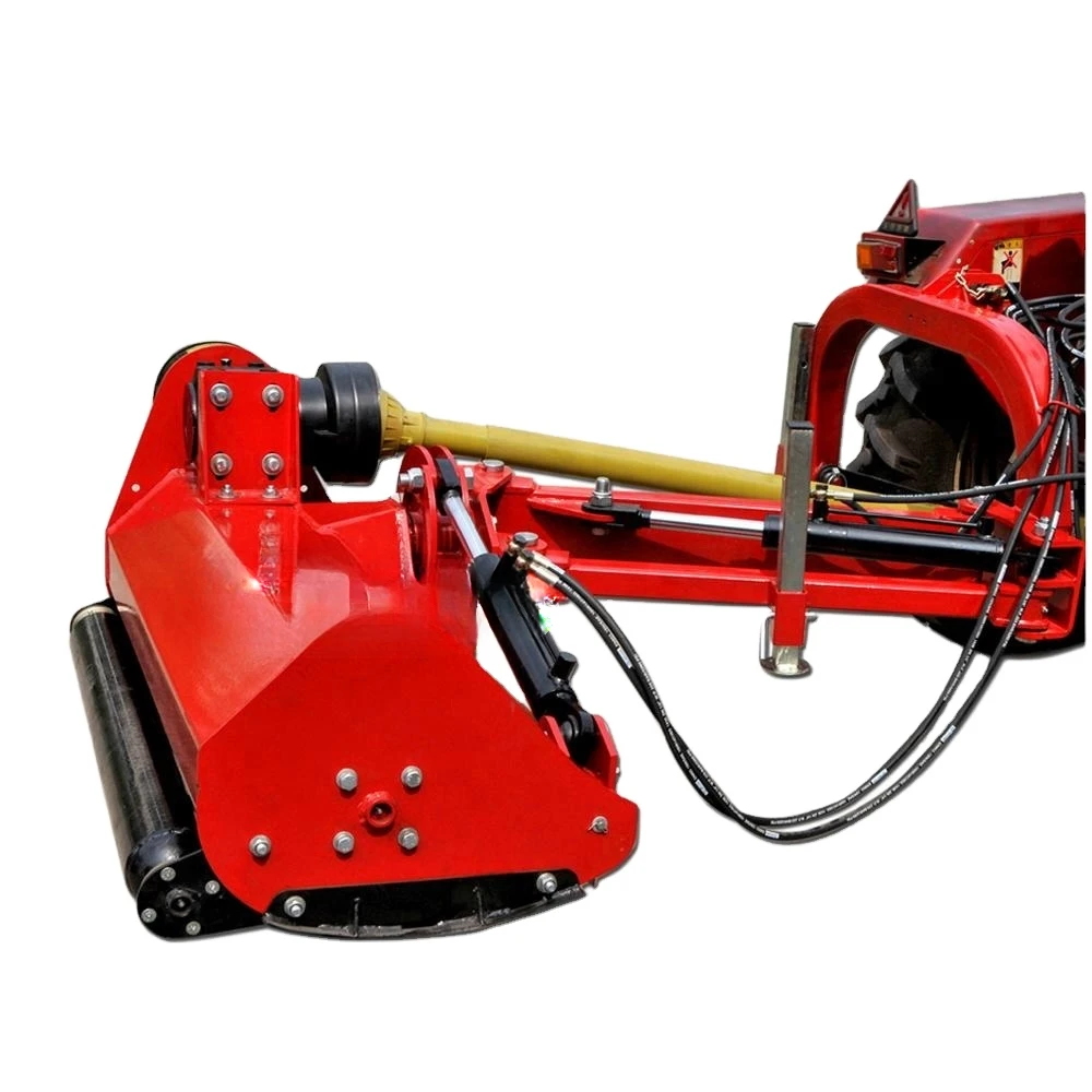 20-55HP heavy duty tractor 3-point linkage PTO drive hydraulic flail mower with CE