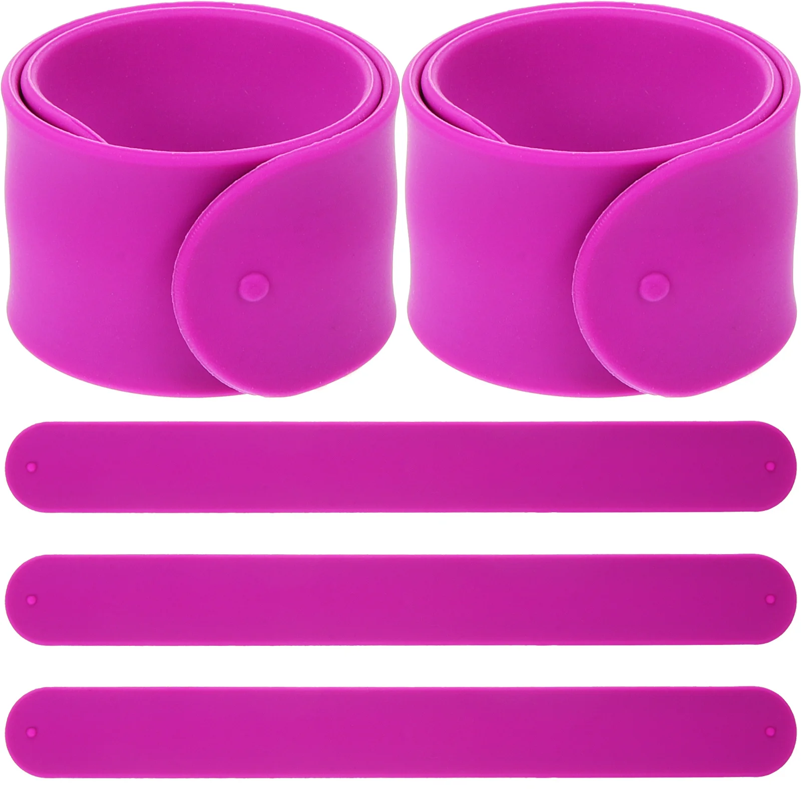 กำไลข้อมือซิลิโคน 5 ชิ้น สวมใส่สบายได้ทุกวัย เหมาะสำหรับงานเทศกาล ของขวัญสำหรับเด็กชายและเด็กหญิง
