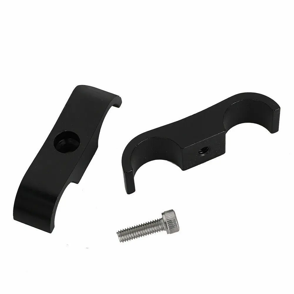 4Pcs/lot 6AN Hose Separator Clamp Bracket Adapter For 3/8" Oil Fuel Hose,Oil Line, Brake Line Separator Bracket 5