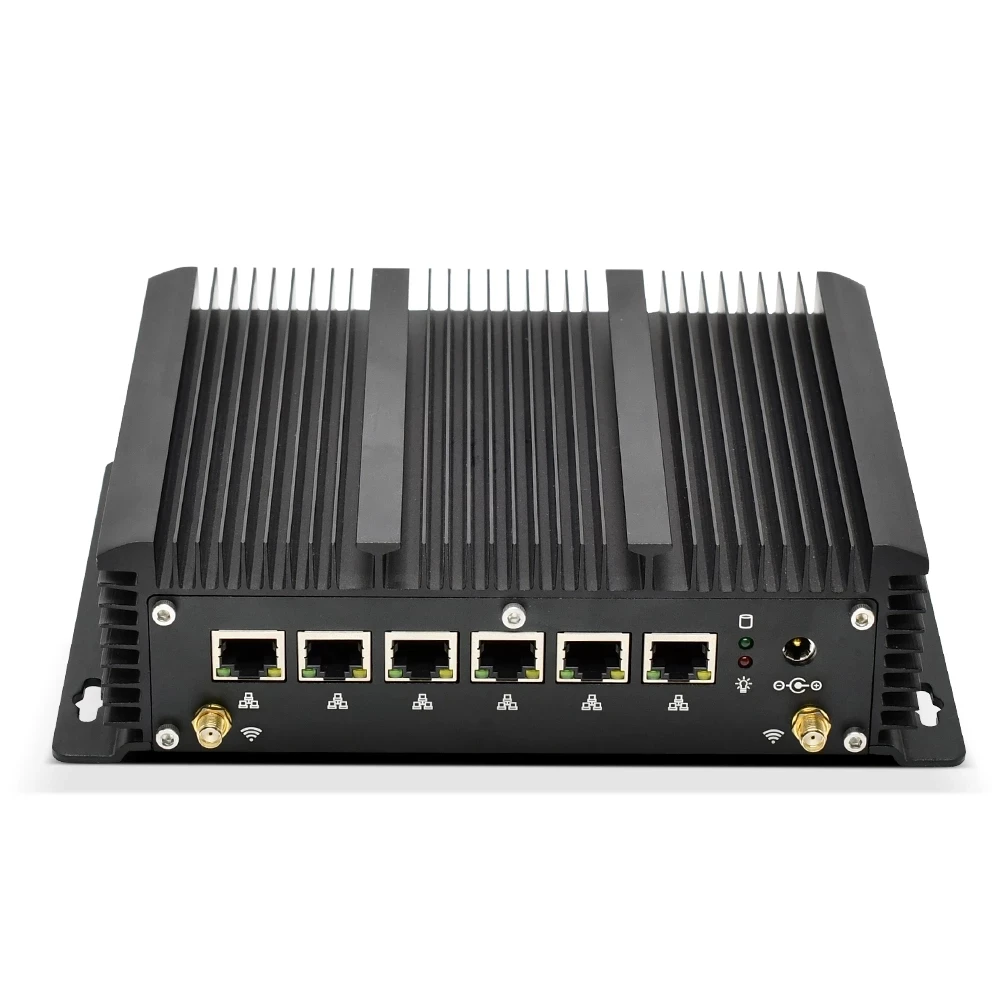 Fanless industrial pc  core i3 8140U Firewall Router Pfsense 6 x GbE RJ45 i211/i210 HD-MI mini pc server