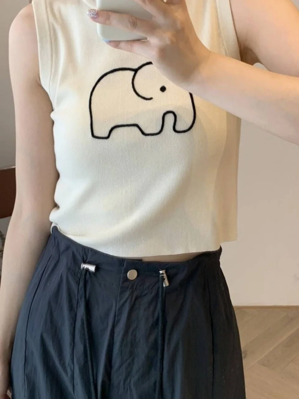 

Женский вышитый жилет-топ больших размеров (до 300 фунтов), летняя американская верхняя одежда без рукавов, майка с круглым вырезом