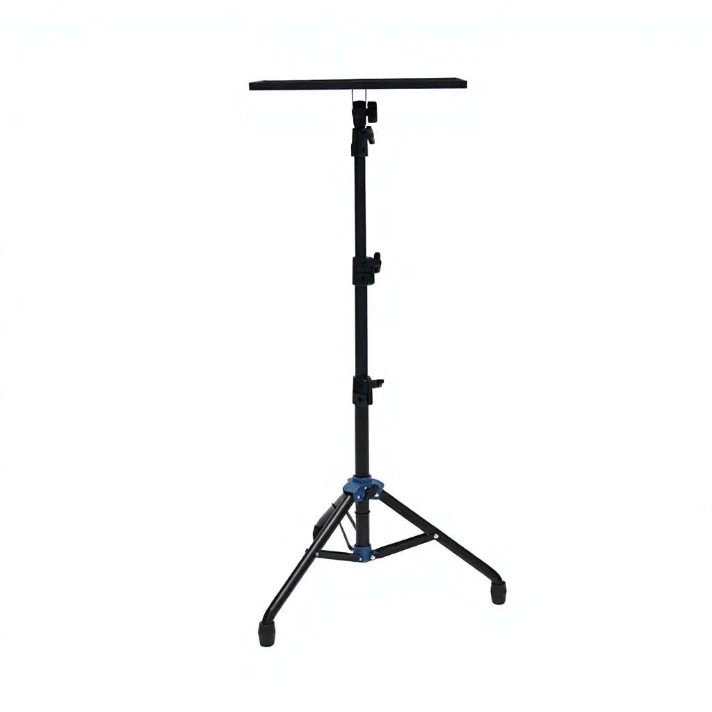 Triangular Foldable Plastic Iron Music Stand Holder for Musical Instrument Performance