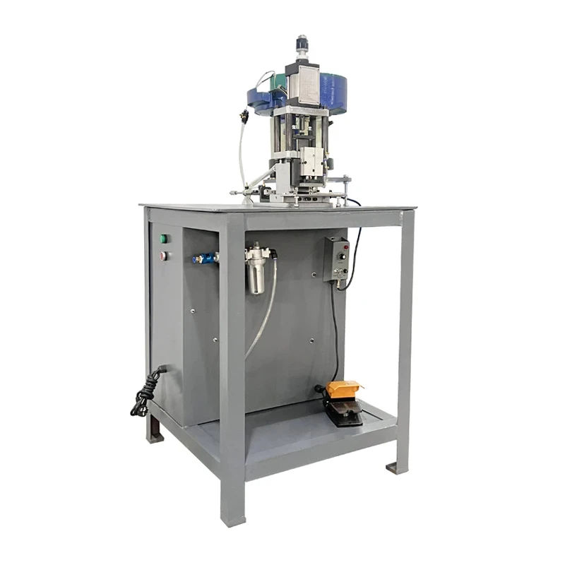 high quality JZ-CQ- Automatic Pneumatic Feeding Riveting hine Metal Corner Prsing on Writing / Drawing Board