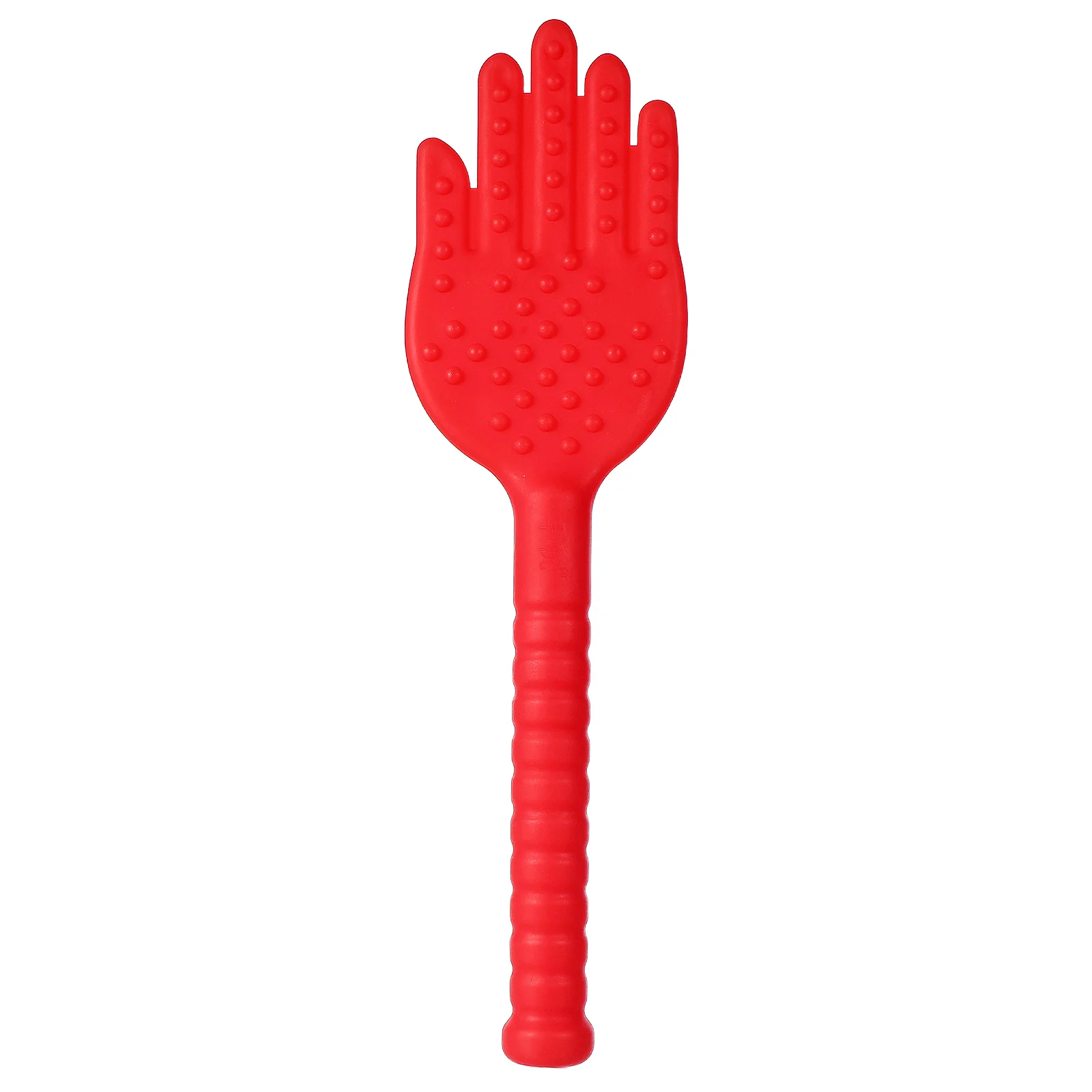 Martillo de salud de plástico, diseño con forma de palma de murciélago para masaje, terapia de acupuntura corporal, alivia la fatiga, mejora la circulación del cuello trasero