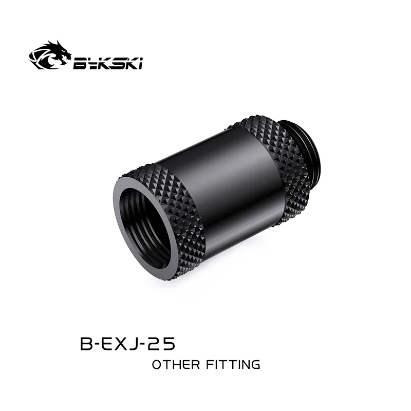 Bykski B-EXJ-25,25mm Male To Female Extender Fittings, Boutique Diamond Pattern,Multiple Color G1/4 Male To Female Fittings