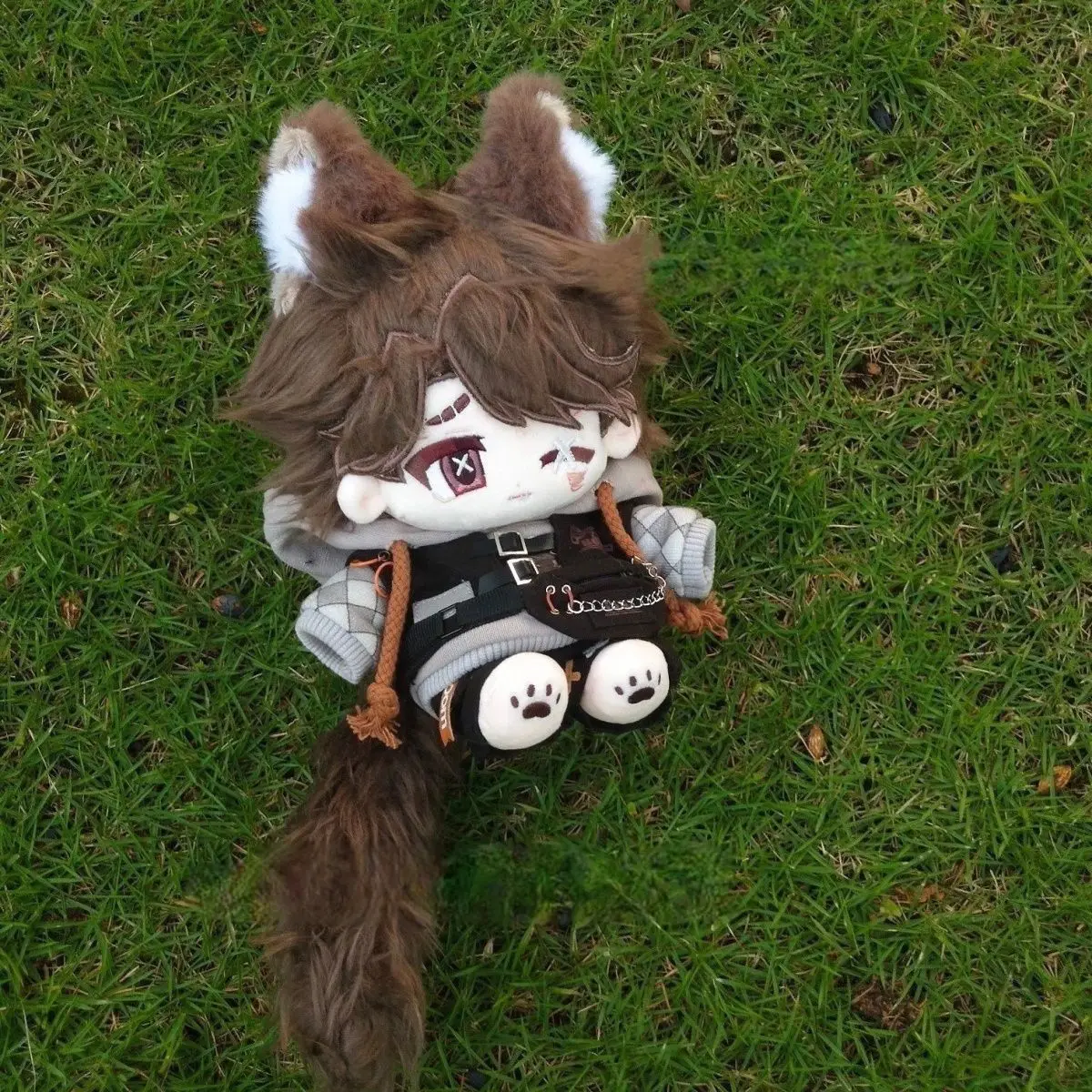 Stuffed 20cm Game Anime Identity V Puppeteer Chestnut Delicacy Mathias Czernin Body Plush Doll Toy Soft Dress Up Cotton Kid Gift