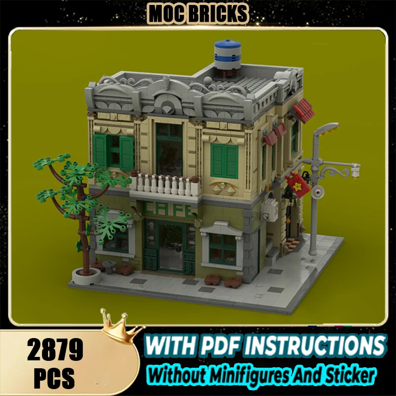 

Architectural scene Moc Building Blocks Ha Noi Old Street Technology Modular Bricks Model Gifts Christmas Toys DIY Sets Assembly