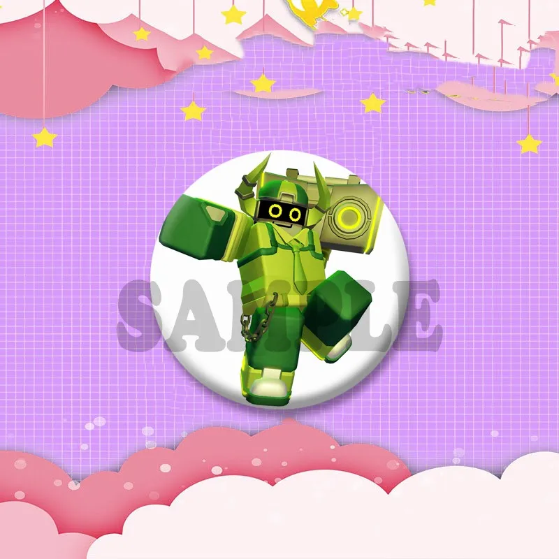 Lustiges Subspace Sword Medkit Meme Abzeichen Anime Game P-Phighting Anstecknadeln Cartoon Brosche für Tasche Hut Ornament Freund Schmuck Geschenk – Detail 9