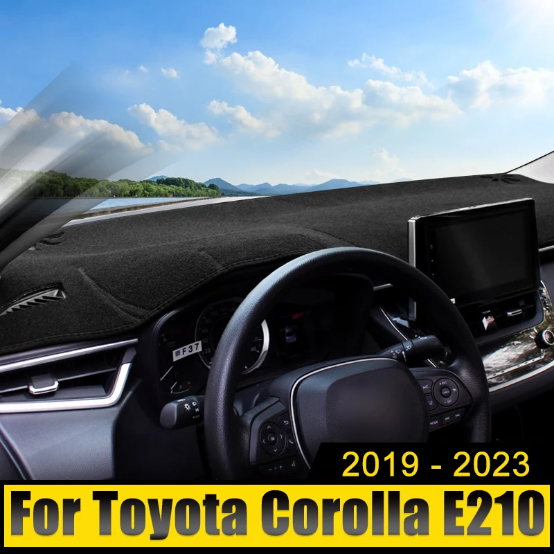 

Car Dashboard Cover For Toyota Corolla E210 2019 - 2023 Avoid Light Pad Anti-UV Carpet Case Non-Slip Mats 2020 2021 2022 Hybrid