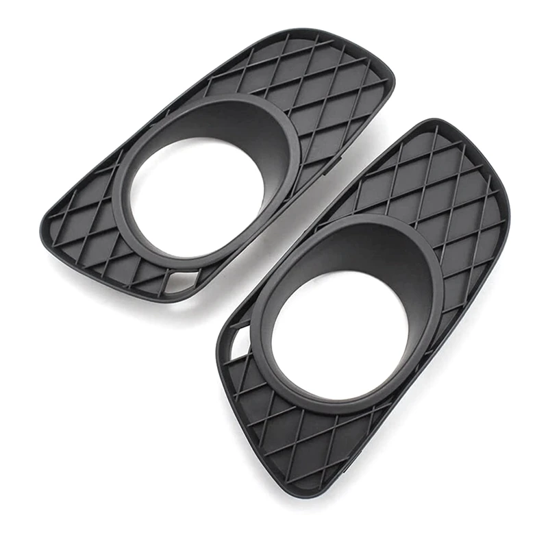 

2 PCS Bumper Fog Light Grille Protective Cover Fog Lamp Foglight Frame Hood Replacement Parts For SMART FORTWO 451 2008-2012