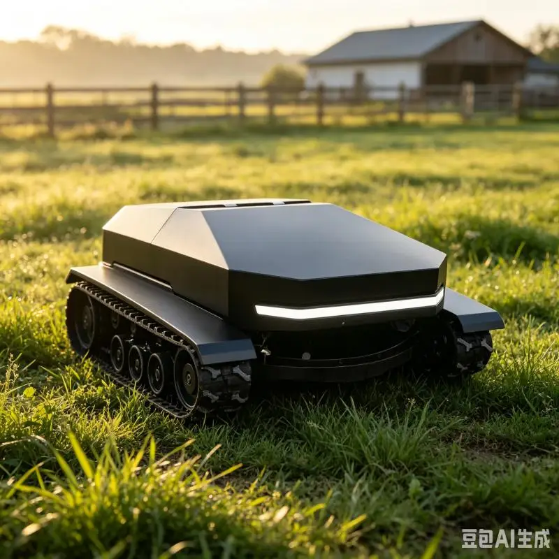 Remote Control Lawn Mower Customized Off Road Grass Cutter Intelligent RC Brush Mower High Performance Garden Equipment