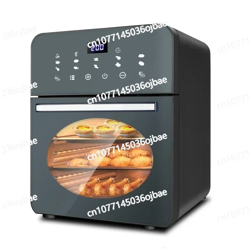 Intelligent visual air electric fryer household intelligent large-capacity multi-functional blast stove frying oven