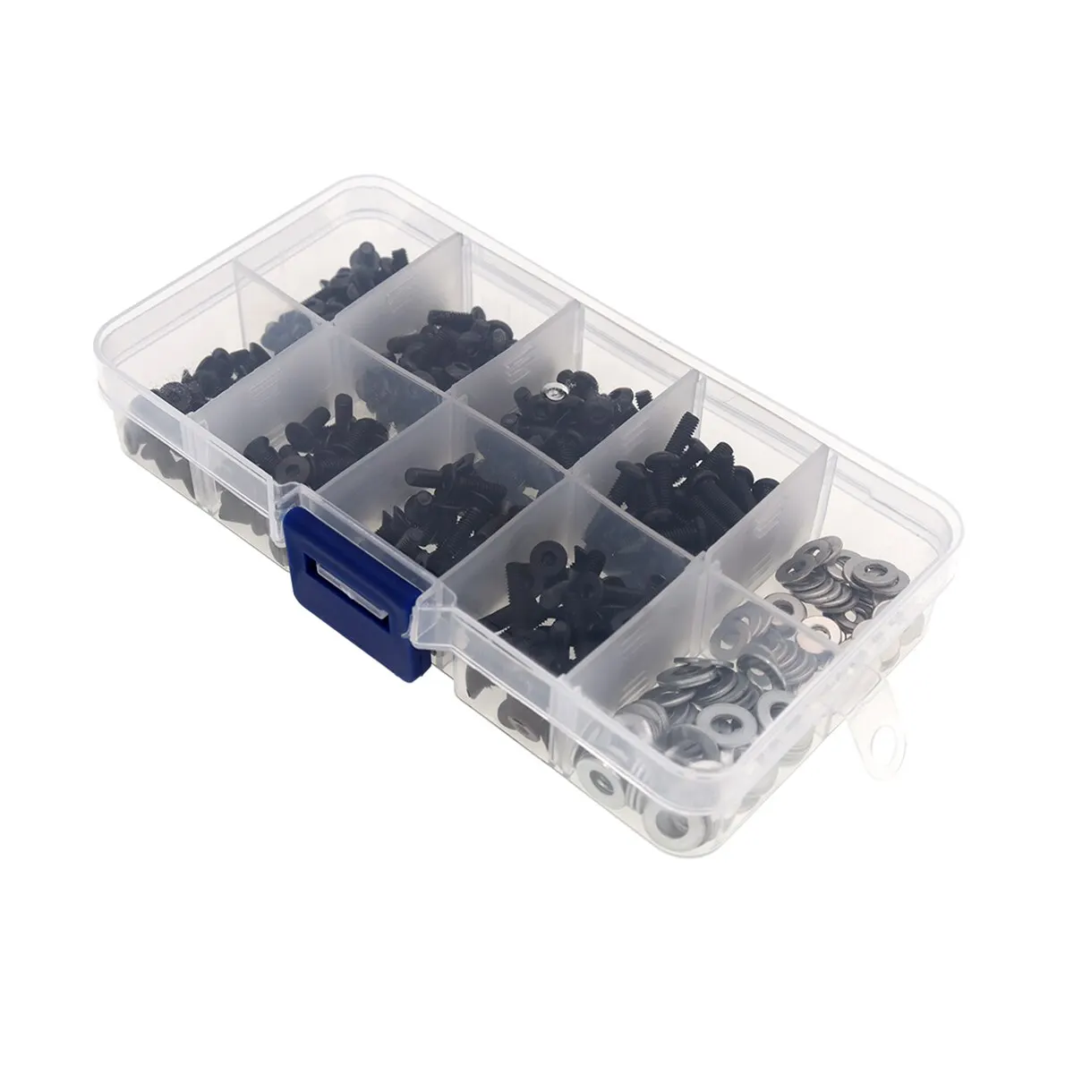 Screw Box Kit Bolt Washer Hardware Fasteners 180/340 Pieces For Traxxas Axial Redcat HSP HPI Arrma Losi 1/8 1/10 Scale Car M3 M4