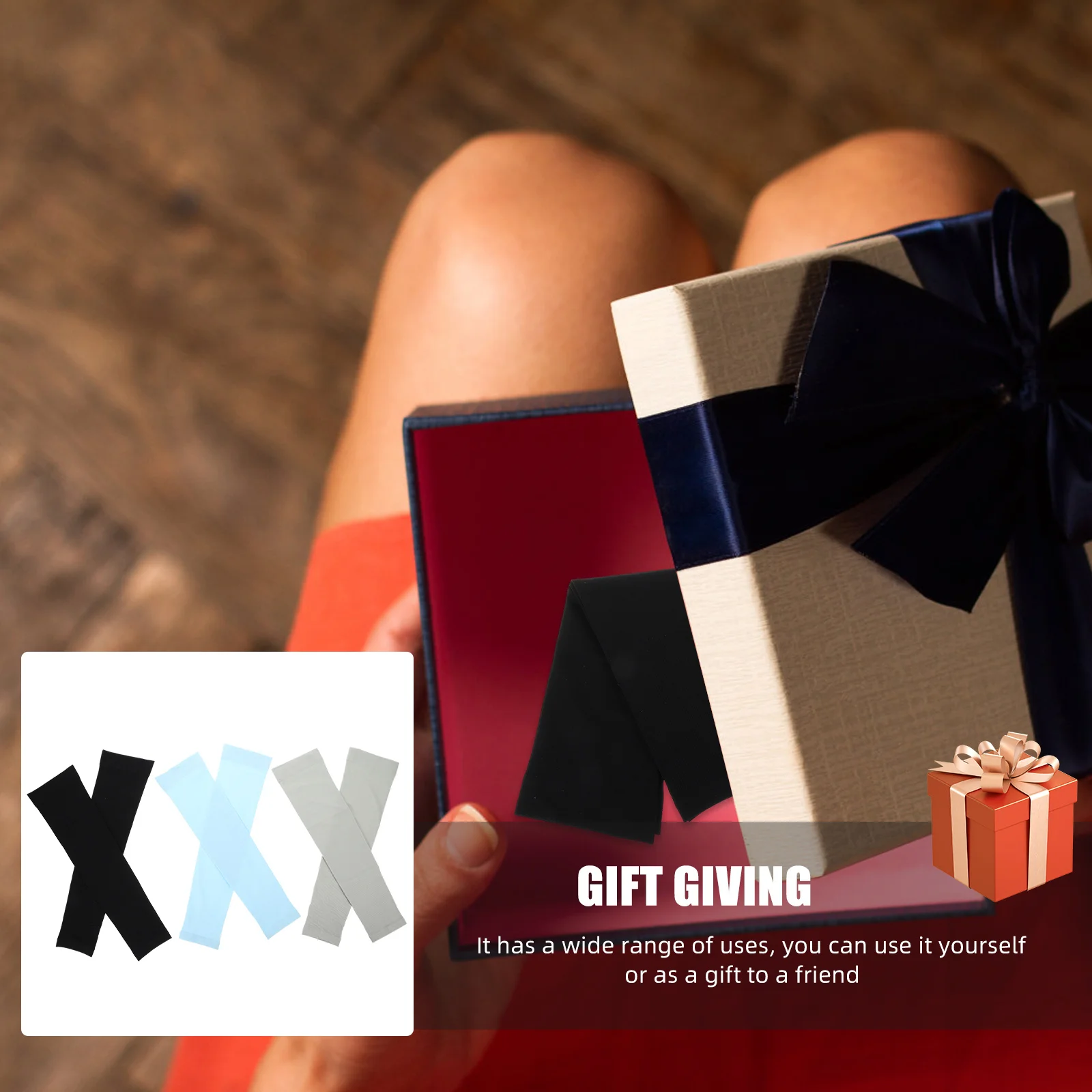 3 أزواج من أكمام الذراع المصنوعة من الحرير الجليدي للحماية من الشمس، أكمام طويلة قابلة للتنفس، حماية من الأشعة فوق البنفسجية، أكمام رياضية خارجية للبالغين