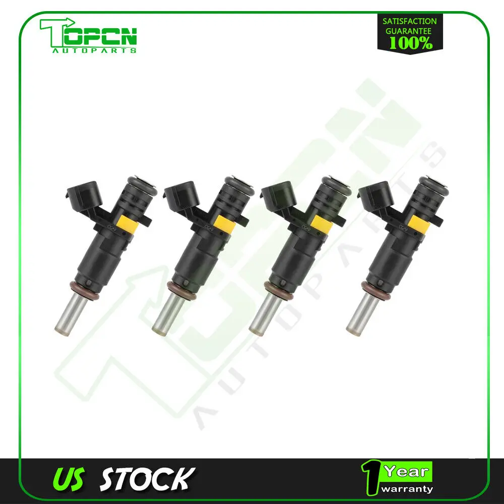 

4 Pcs Fuel Injectors For 1.6L Mini Cooper 2007 2008 2009 2010-2016 13537528176